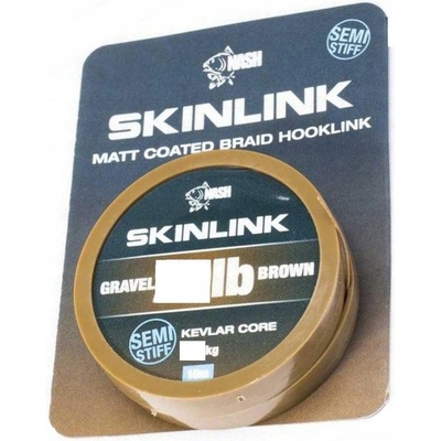 Kevin Nash Šňůra Skinlink Semi-Stiff 10m 25lbs Gravel