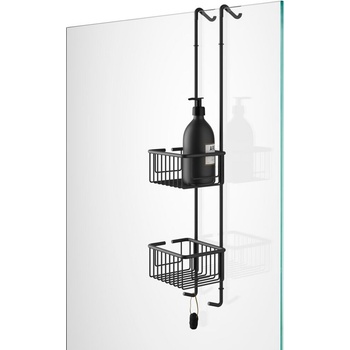 DECOR WALTHER Рафт за душ Contract двоен черен мат (0705060)