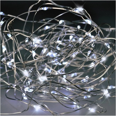 Brilagi LED Vánoční řetěz 100xLED 10m studená bílá BG0427