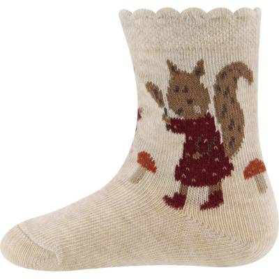 Ewers Socken Waldtiere latte
