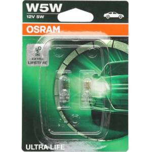 OSRAM Крушка OSRAM W5W, 12V, 5W, 50lm, 2 броя