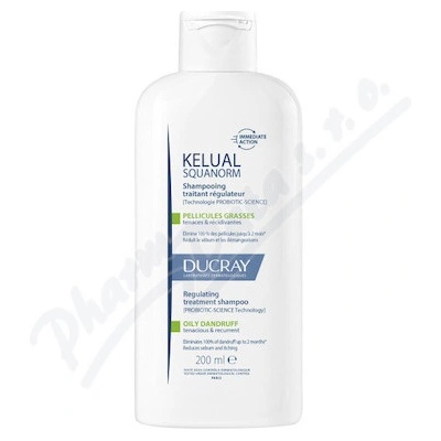 DUCRAY Kelual Squanorm Šampón mastné lupiny 400 ml