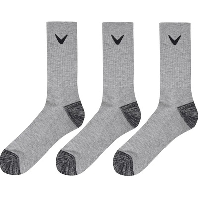 Callaway Чорапи Callaway Opti Dri 3 Pack Golf Socks - Grey