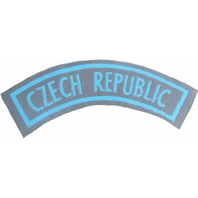 Nášivka oblúčik CZECH REPUBLIC - MODRÁ
