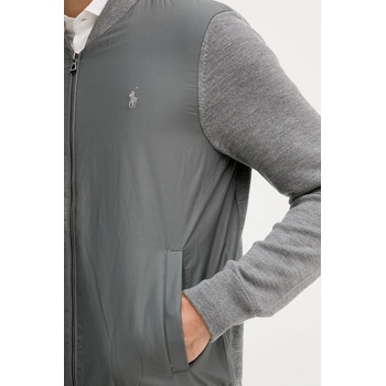 Ralph Lauren Суичър с вълна Polo Ralph Lauren в тъмносиньо с изчистен дизайн 710951113 (710951113)