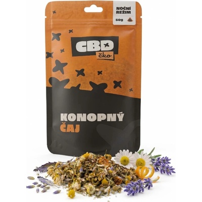 CBDčko CBDčko Konopný čaj Noční režim 50 g