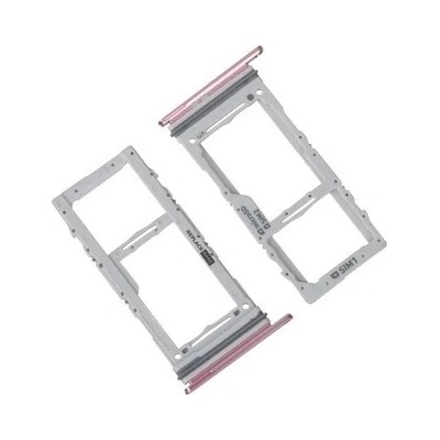 Držák (šuplík) SIM Samsung G980 S20, G985 S20 Plus, G988 S20 Ultra pink