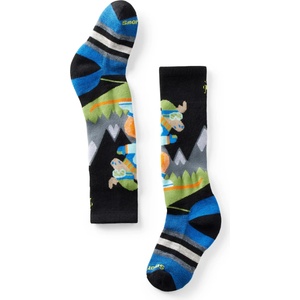 Smartwool Детски зимни чорапи Smartwool Kid's Winter F. Cushion Mountain Moose Pattern OTC Sports socks - Black - размер 29-32 (EU) (201-7691-0112)