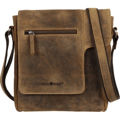 Greenburry kožená taška 1650-25 hnědá – Zboží Mobilmania