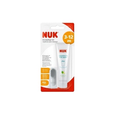 Nuk Set Detská + náprstok na čistenie 40 ml