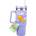 PALADONE Чаша Paladone: Minecraft - Purple 900ml Multiway Travel Cup Straw, PP14948MCF (PD-104475)