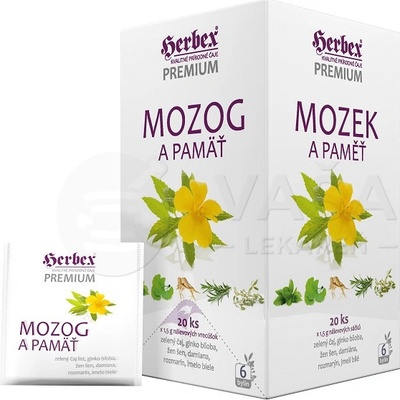 HERBEX Mozek a paměť 20 x 1,5 g