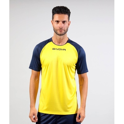 Givova shirt Capo Interlock giallo/blu