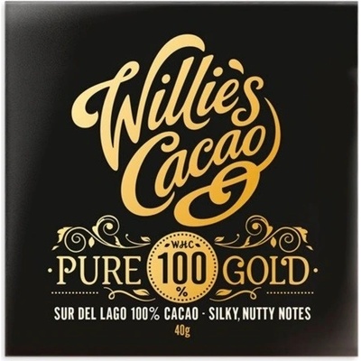Willies Cacao Willie's Cacao 100% Pure Gold Sur de Lago Venezuela 40 g