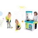 Smoby Set kuchynka Cherry Kitchen so zvukmi a kávovarom a upratovacie pomôcky 3v1
