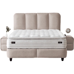 Carmen Тапицирана спалня с матрак LONDON 160 x 200 - бежов AN (356039950)