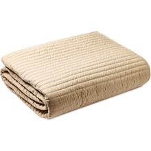 Bianca přehoz na postel Quilted Lines béžová 220 x 230 cm