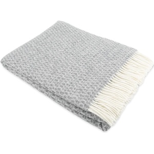 Native Natural Вълнено одеяло 140x200 cm - Native Natural (BLA-HOOP-GREY)