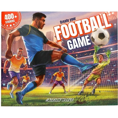 Kreativní sešit se samolepkami fotbal