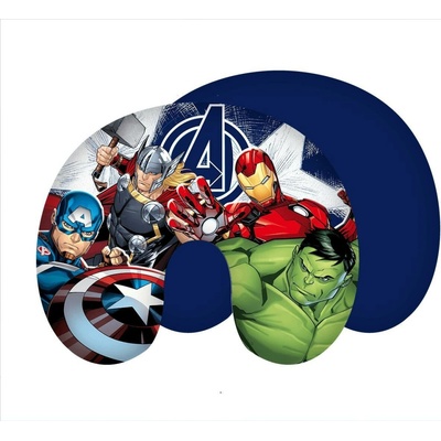 Jerry Fabrics Cestovní polštář Avengers Heroes 43x35