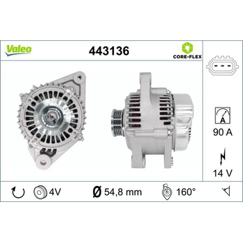 generátor VALEO 443136