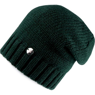 Zimní čepice 4 zelená tmavá