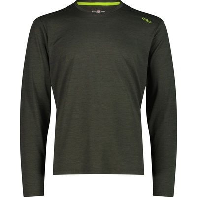 CMP Мъжка спортна тениска CMP Jacquard L/S T-Shirt Sport shirt - Pine - размер 58 (EU) (216-5628-0617)