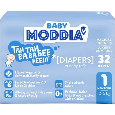 Moddia Baby 1 Newborn 2–5 kg 32 ks