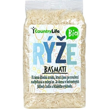 COUNTRY LIFE BIO Ryža Basmati 0,5 kg