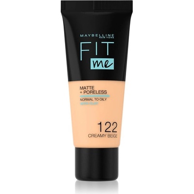 Maybelline Fit Me! Matte+Poreless matující make-up pro normální a mastnou pleť 122 30 ml