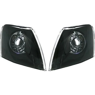 Кристални мигачи до фара VW Passat (97-01) лимузина / вариант - черни (KGV05DB)