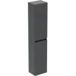 Ideal Standard Eurovit+ - Висок шкаф, 150x30x24 см, 2 врати, панти ляво/дясно, лъскаво сиво R0268TI (R0268TI)