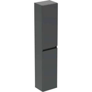 Ideal Standard Eurovit+ - Висок шкаф, 150x30x24 см, 2 врати, панти ляво/дясно, лъскаво сиво R0268TI (R0268TI)