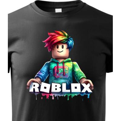Dětské tričkoRoblox 6 ČernáCanvas Dětské tričko Bezvatriko.cz 3166