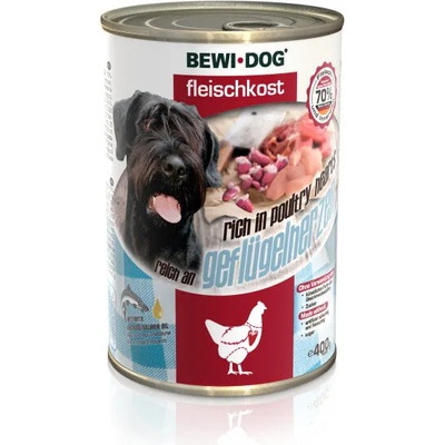 Bewi Dog Rich in poultry heart 400 g