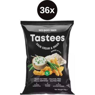 Tastees snack smetana a cibulka 36x65g