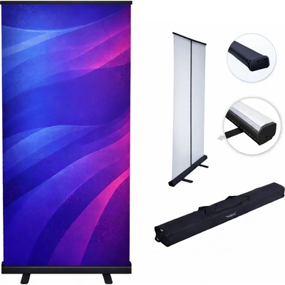 Sablio Rollup Standard Black 85x200 cm