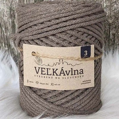Velká vlna Špagát 3mm Vápenec