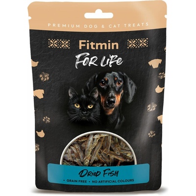 Fitmin For Life Sušené ančovičky rybí pamlsekpro psy a kočky 50 g
