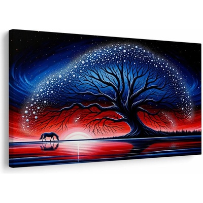 Obraz strom života při západu slunce - 90x60