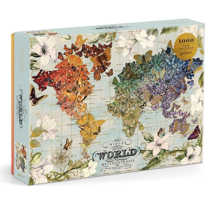 Galison - Puzzle Winged Metamorphosis - 1 000 piese