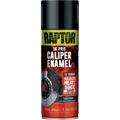 Raptor 1K Caliper Enamel sprej na brzdové strmene 295 g satin black