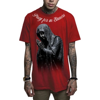 Image 1 of MAFIOSO мъжка тениска mafioso - sinner - ЧЕРВЕН - maf049