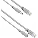 DeTech Кабел DeTech, CCTV, RJ45+DC, 20m, Gray - 18377 (DE-18377)
