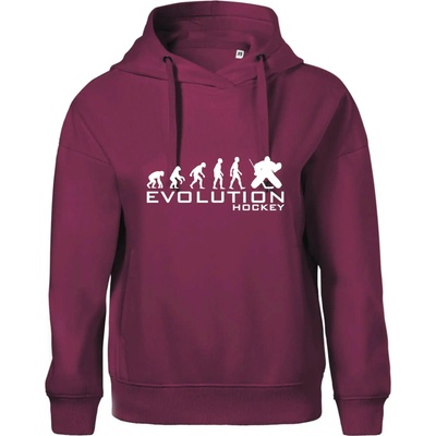 Evoluce Hockey brankář Oversized mikina dámská Moon kratší + širší Fuchsiová – Zboží Mobilmania