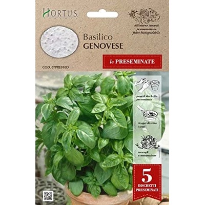 Hortus Семена на Диск Босилек Класически Италиански Basilico Italiano Classico