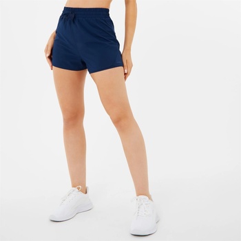 USA Pro Дамски къси панталони USA Pro 2-in-1 Runner Shorts Womens - Navy