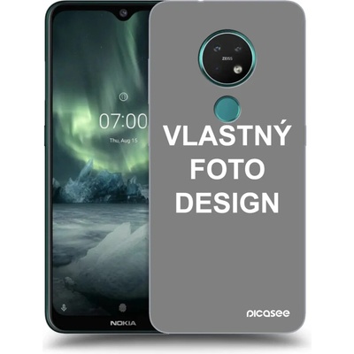 Púzdro Picasee silikónové Nokia 7.2 - Vlastné design/motiv čiré