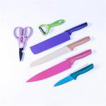 IRIS kt-242 rainbow Комплект кухненски ножове от 6 части (kt-242)
