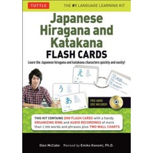 Learning Japanese Hiragana and Katakana Flash Cards Kit Konomi Emiko